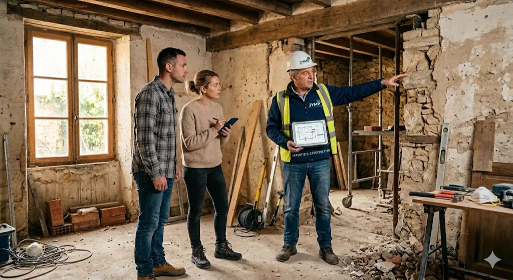 Visite technique et conseil sur un bâtiment par un expert indépendant